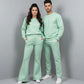 Winter Fleece Co-Ord Set – Green Pistachio