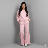 Winter Fleece Women's Co-Ord Set – Pink