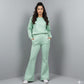 Winter Fleece Co-Ord Set – Green Pistachio