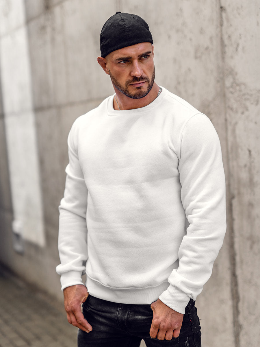 Basic White Sweatshirt