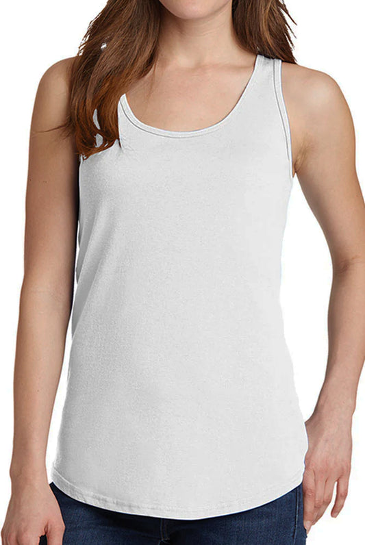 Women's Basic Tank Top White Color