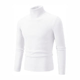 Basic White High Neck
