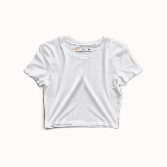 Basic White Crop Top
