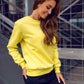 Women's Basic Yellow Sweatshirt