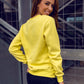Women's Basic Yellow Sweatshirt