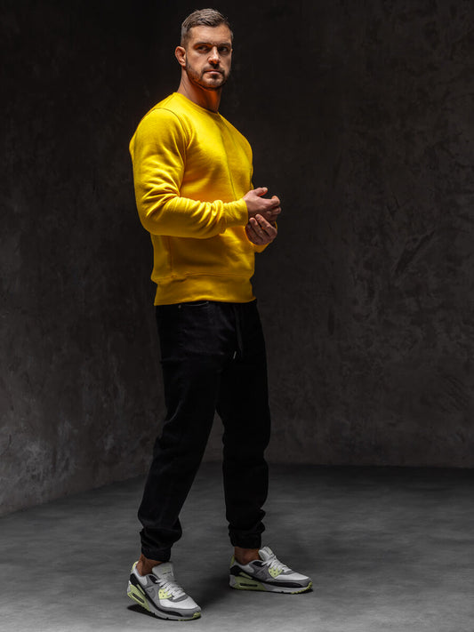 Basic Yellow Sweatshirt