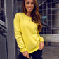 Women's Basic Yellow Sweatshirt