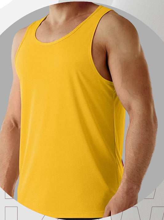Basic Tank Top Yellow