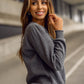 Women's Basic Charcoal Sweatshirt