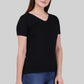 Basic Black V-Neck T-Shirt