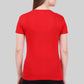 Basic Red V-Neck T-Shirt
