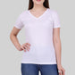 Basic White V-Neck T-Shirt
