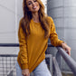 Women's Basic Mustard Sweatshirt