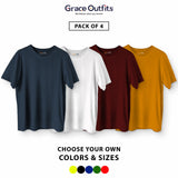 Pack of 4 Oversized Tees