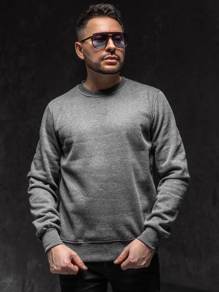 Basic Charcoal Sweatshirt