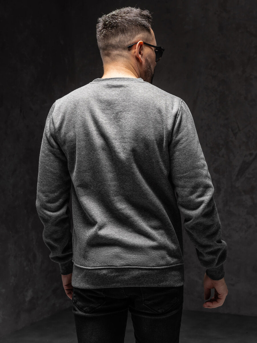 Basic Charcoal Sweatshirt