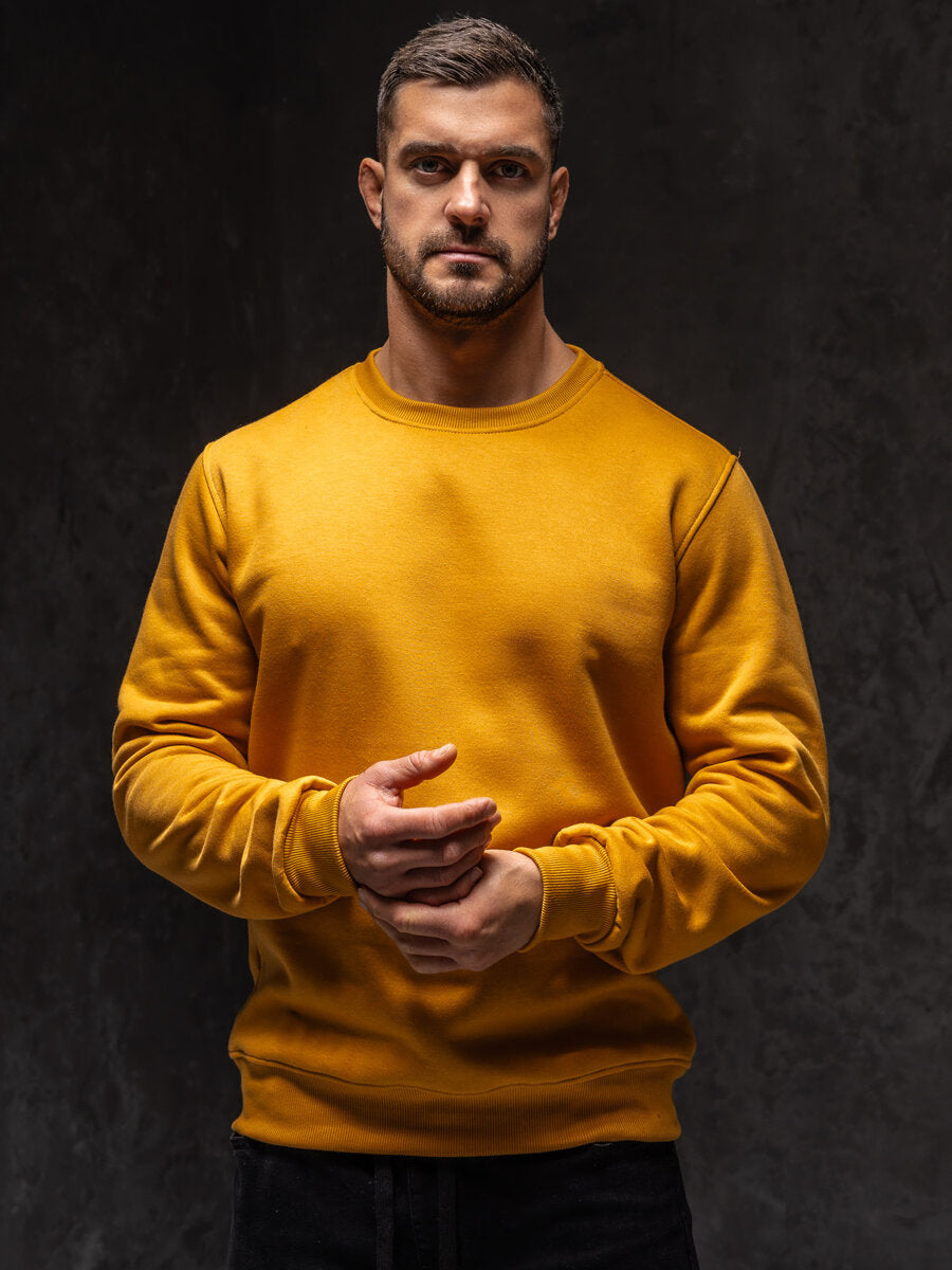 Basic Mustard Sweatshirt