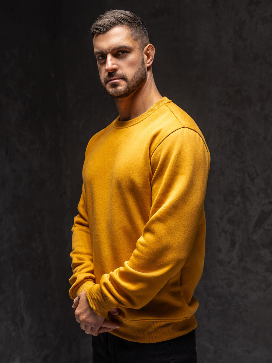 Basic Mustard Sweatshirt