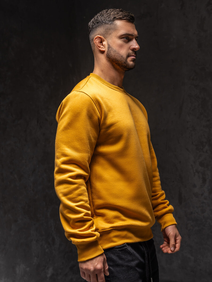 Basic Mustard Sweatshirt