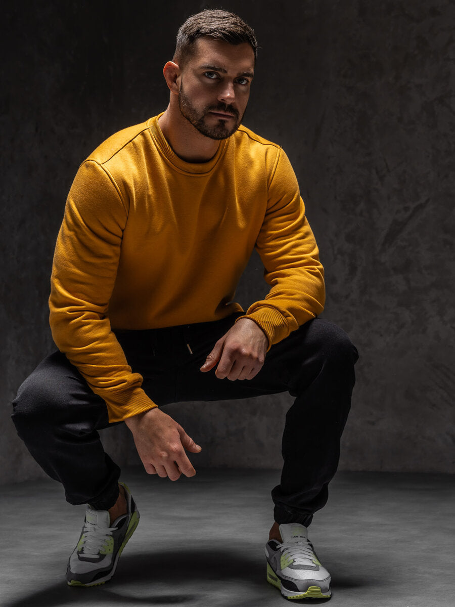 Basic Mustard Sweatshirt