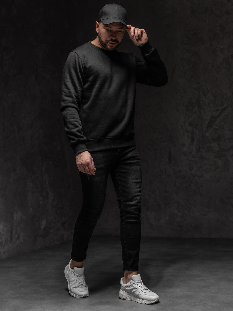 Basic Black Sweatshirt