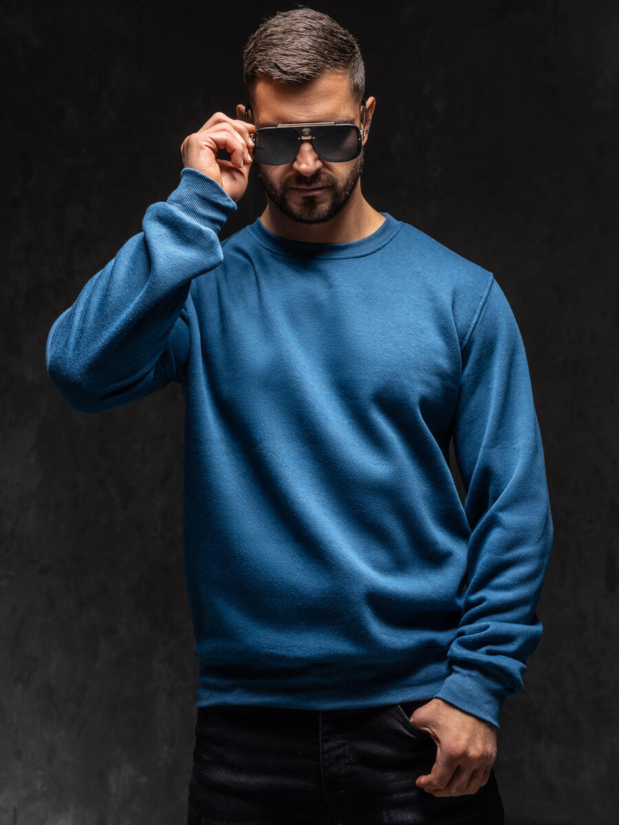 Basic Royal Blue Sweatshirt