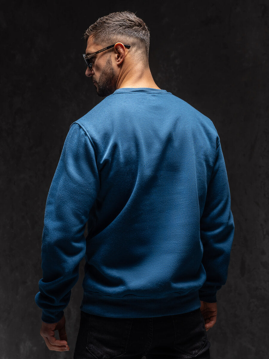 Basic Royal Blue Sweatshirt