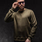 Basic Army Green Sweatshirt