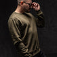 Basic Army Green Sweatshirt