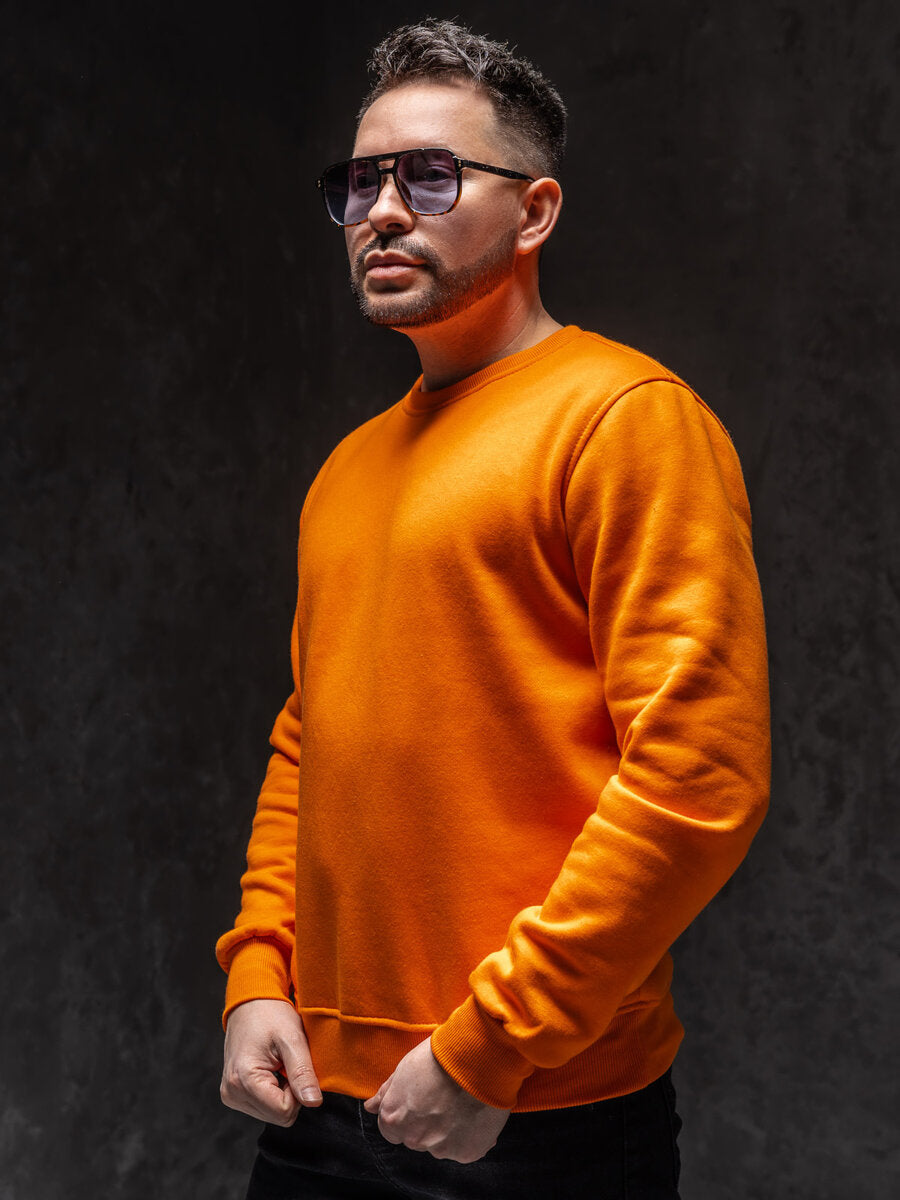 Basic Orange Sweatshirt