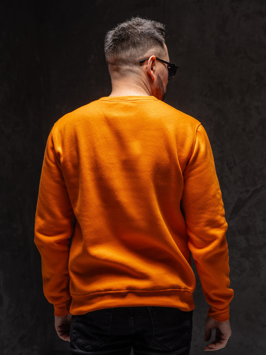 Basic Orange Sweatshirt