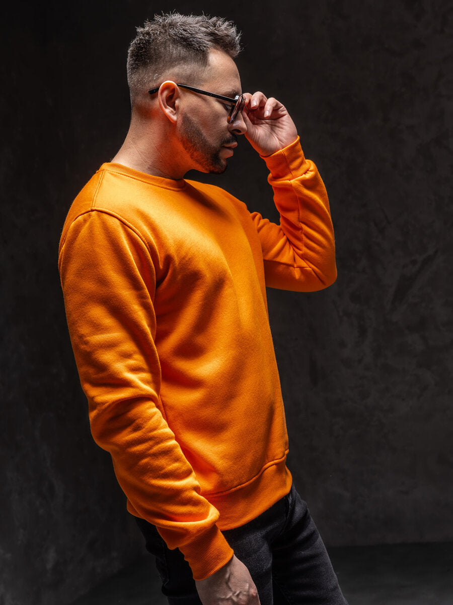 Basic Orange Sweatshirt