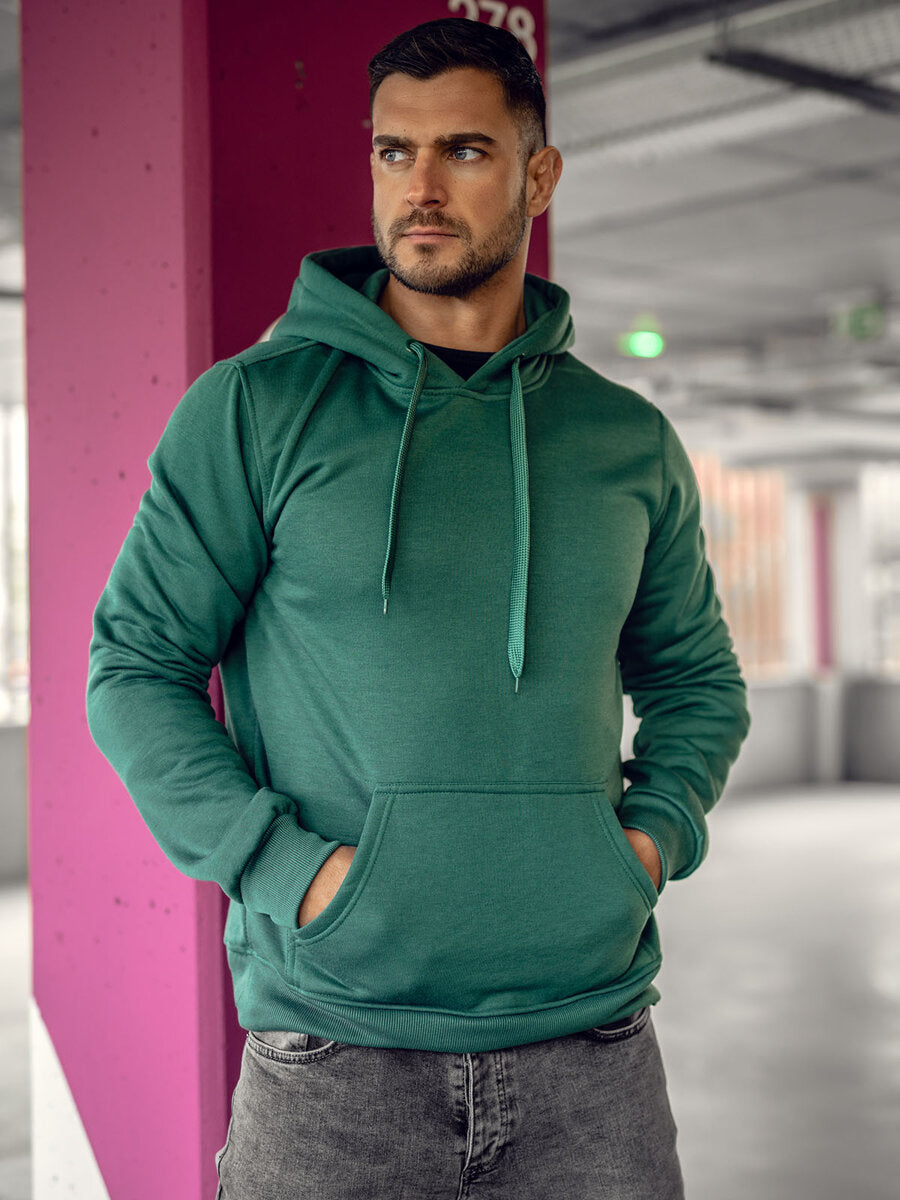 Basic Olive Green Hoodie