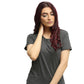 Women's Basic Charcoal Half Sleeves T-Shirt