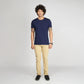 Basic Navy Blue Half Sleeves T-Shirt