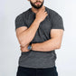 Basic Charcoal Half Sleeves T-Shirt
