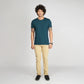 Basic Petroleum Blue Half Sleeves T-Shirt