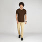 Basic Brown Half Sleeves T-Shirt