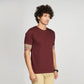 Basic Maroon Half Sleeves T-Shirt