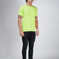 Basic Neon Green Half Sleeves T-Shirt
