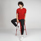 Basic Red Half Sleeves T-Shirt