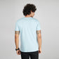 Basic Sky Blue Half Sleeves T-Shirt
