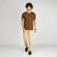 Basic Beige Half Sleeves T-Shirt