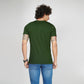 Basic Olive Green Half Sleeves T-Shirt