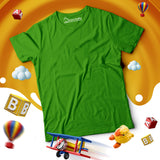 Bottle Green Kids Half Sleeves Crew Neck T Shirt