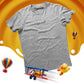 Heather Grey Kids Half Sleeves Basic T Shirt
