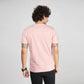 Basic Pink Half Sleeves T-Shirt