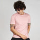 Basic Pink Half Sleeves T-Shirt