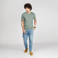 Basic Steel Grey Half Sleeves T-Shirt